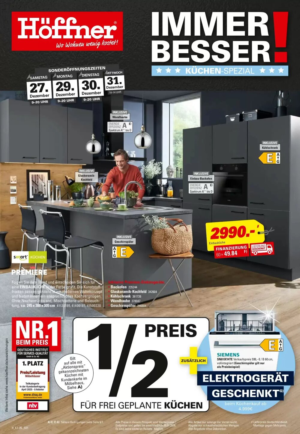 Höffner Prospekt (ab 23.12.2025) zum Blättern - Seite 1