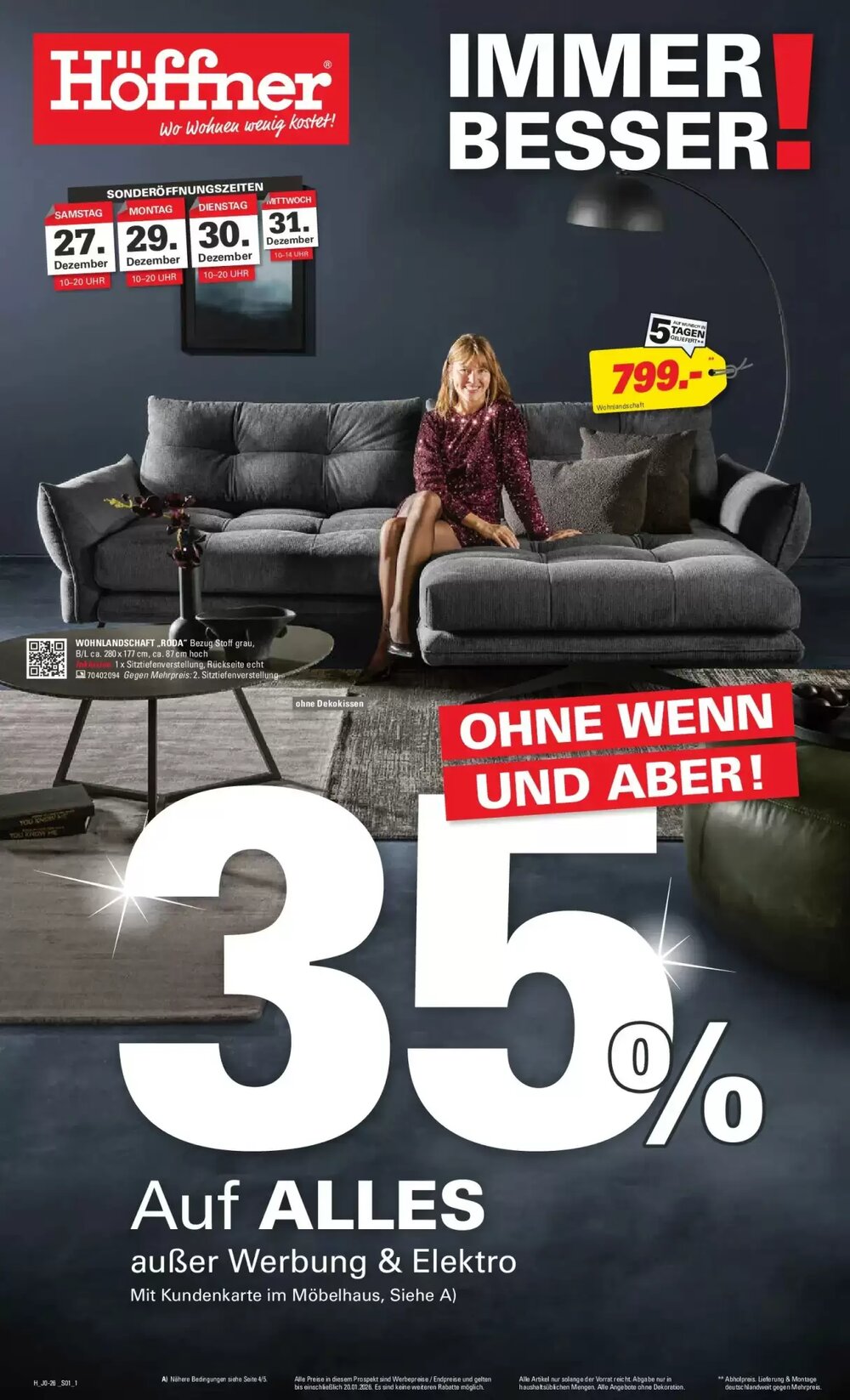 Höffner Prospekt (ab 23.12.2025) zum Blättern - Seite 1