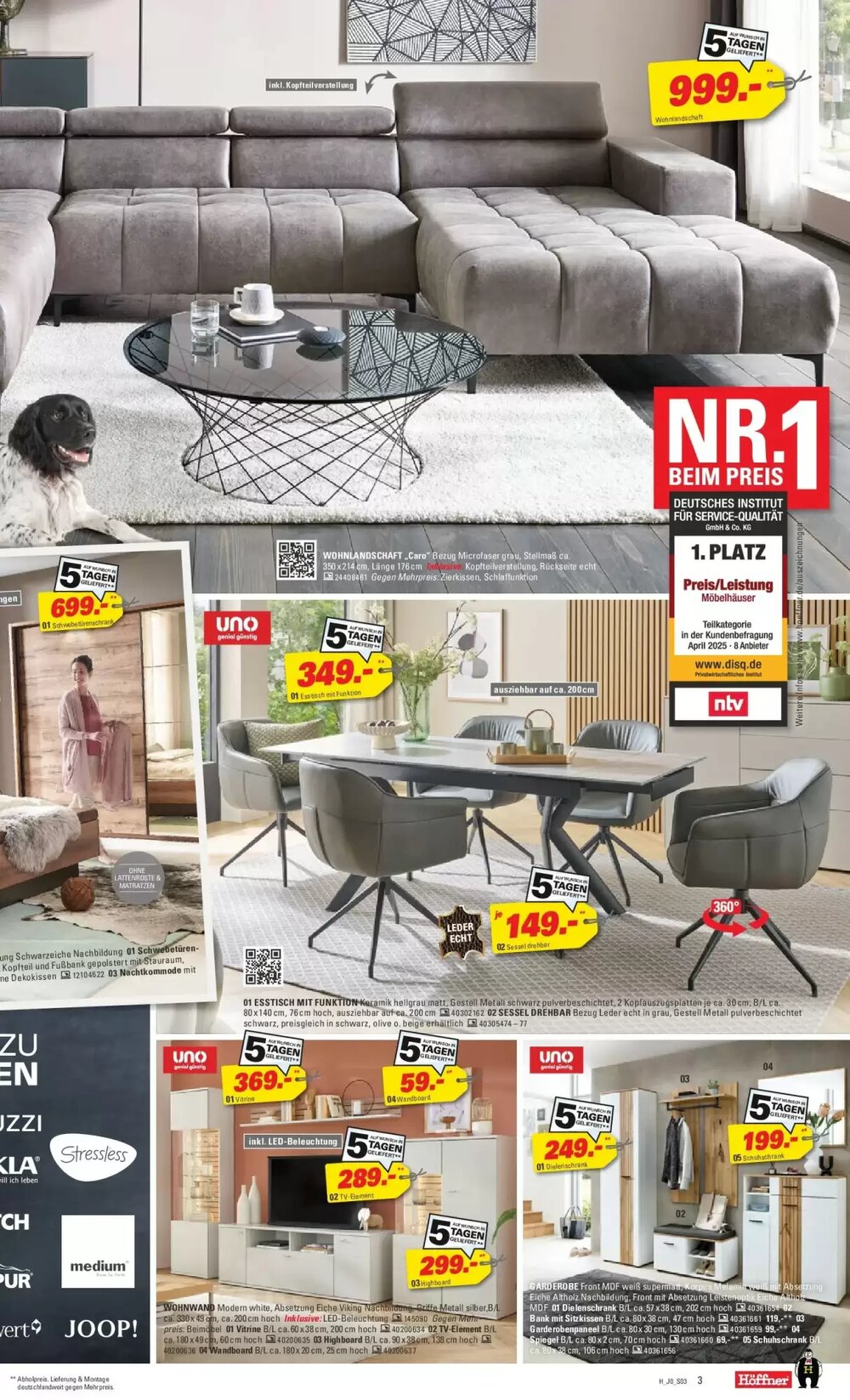 Höffner Prospekt (ab 23.12.2025) zum Blättern - Seite 3