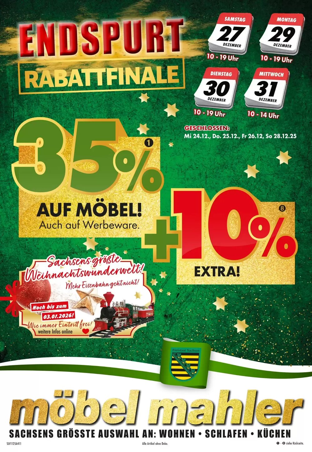 Möbel Mahler Prospekt (ab 24.12.2025) zum Blättern - Seite 1