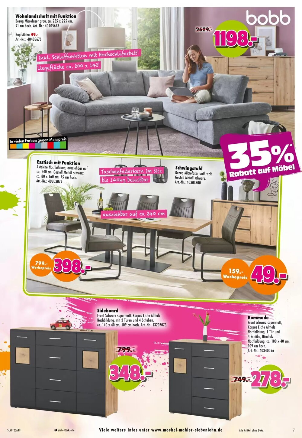 Möbel Mahler Prospekt (ab 24.12.2025) zum Blättern - Seite 7