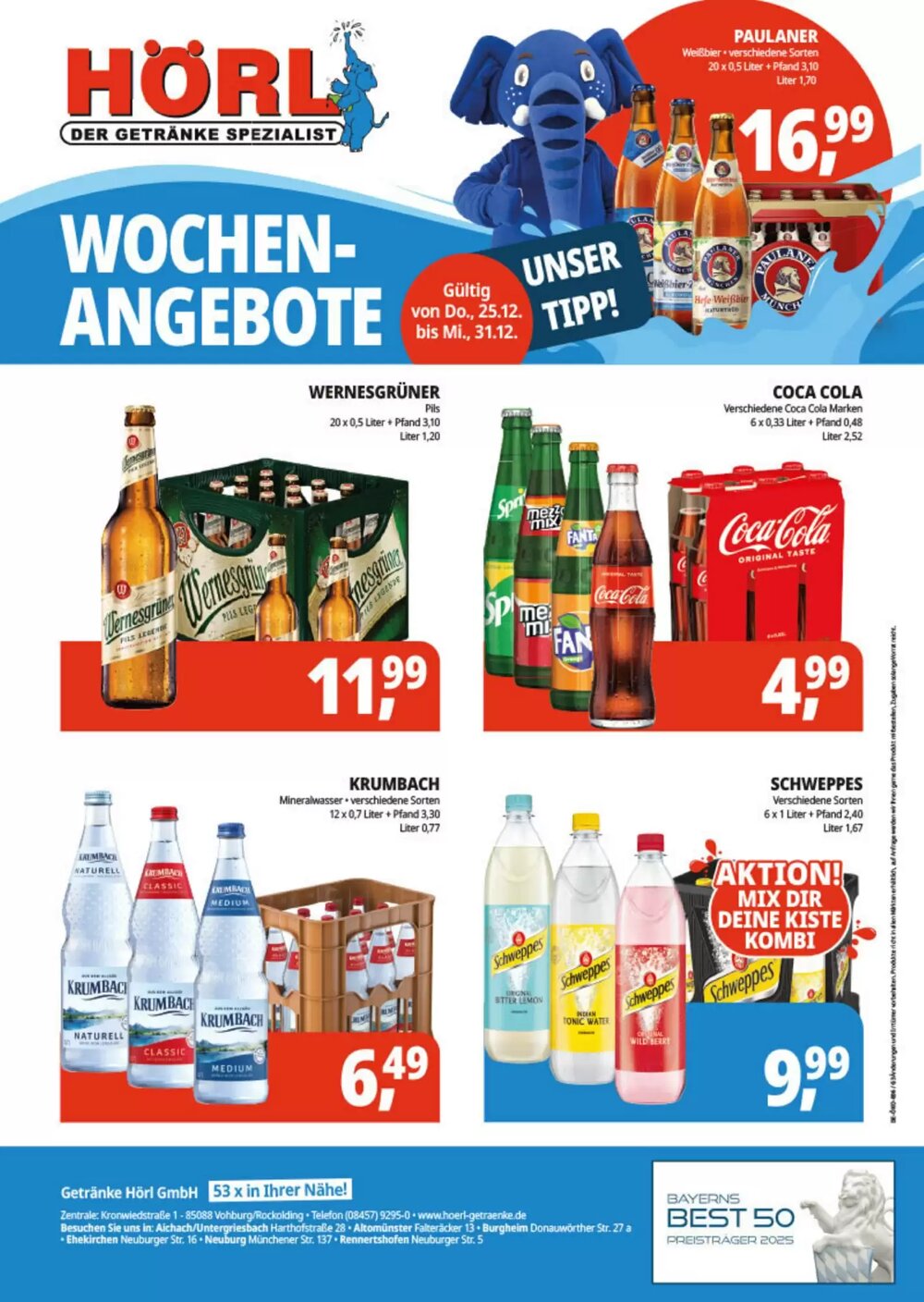 Hörl Getränke Prospekt (ab 25.12.2025) zum Blättern - Seite 2