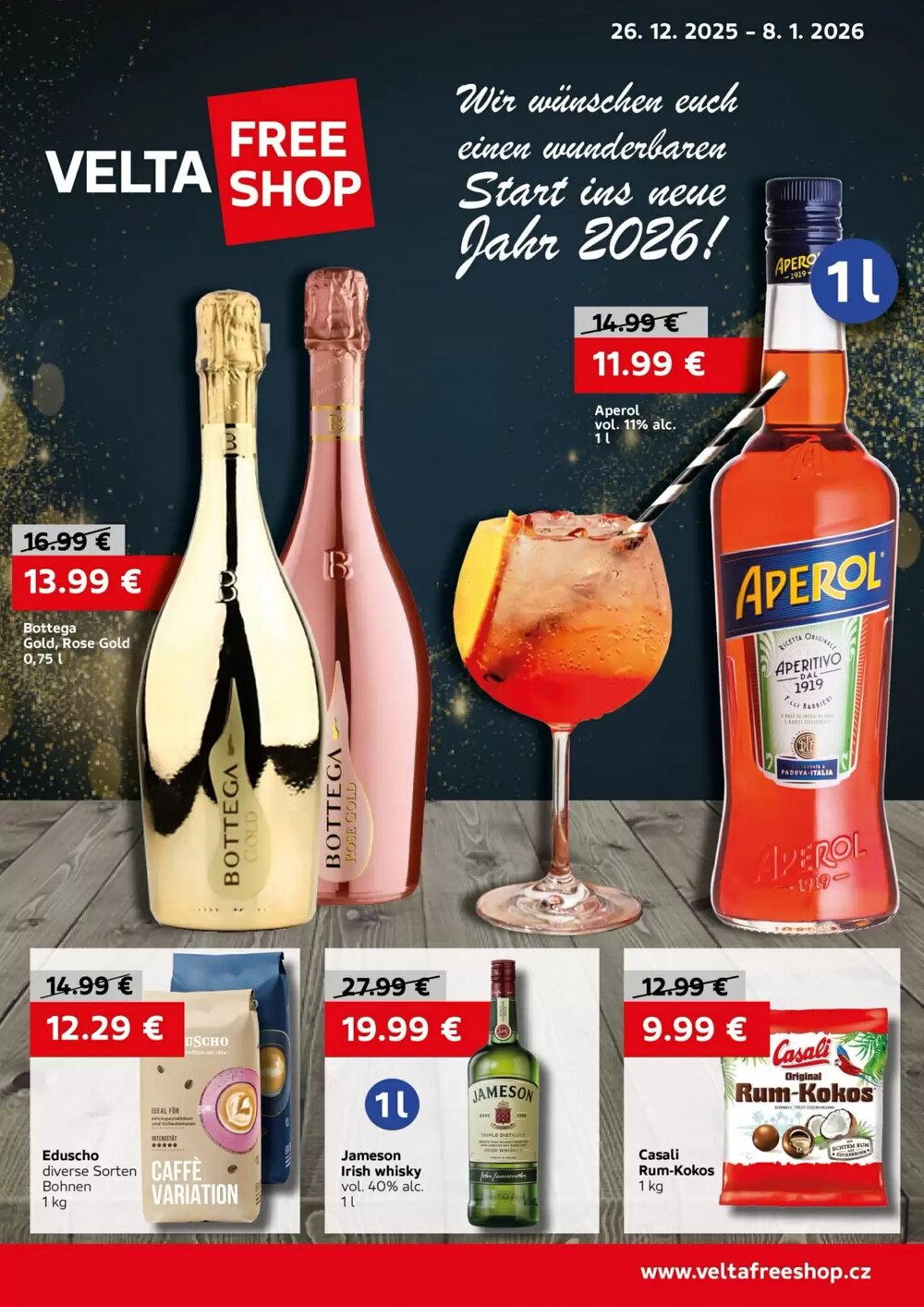 VELTA Free Shop Prospekt (ab 26.12.2025) zum Blättern - Seite 1