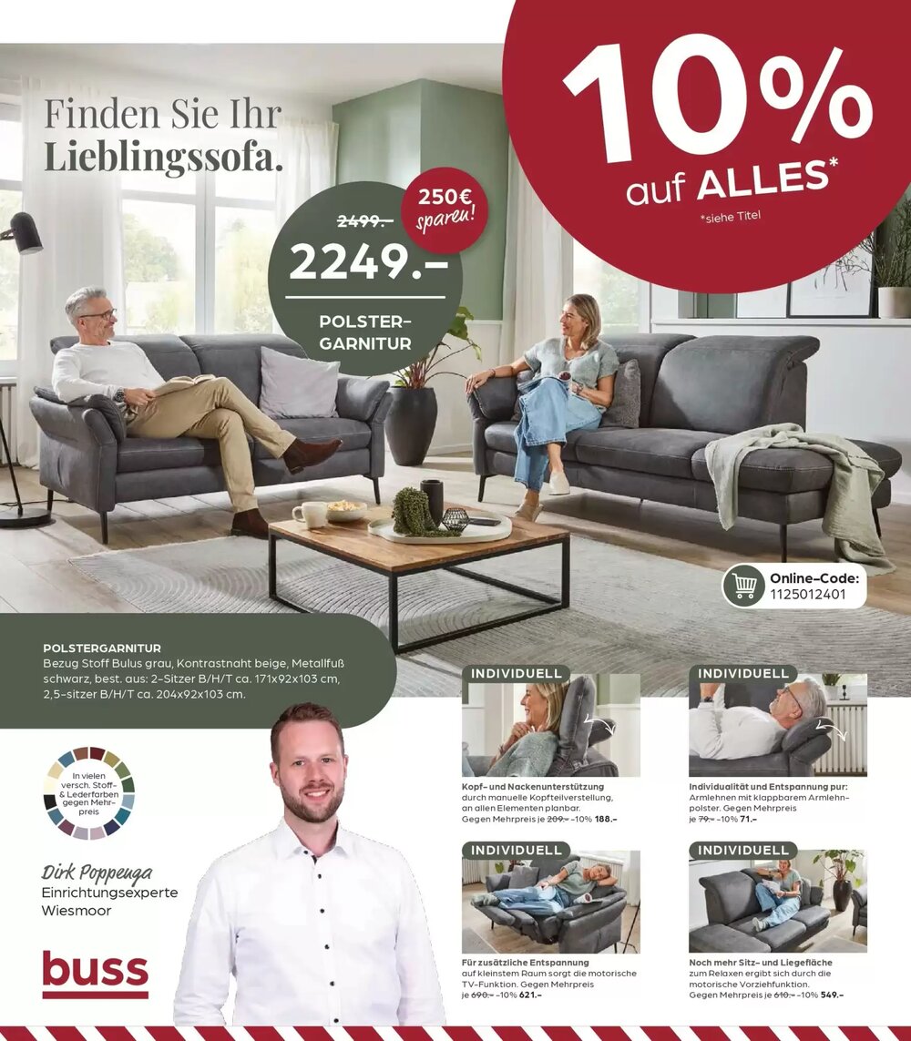 Möbel Buss Prospekt (ab 26.12.2025) zum Blättern - Seite 24