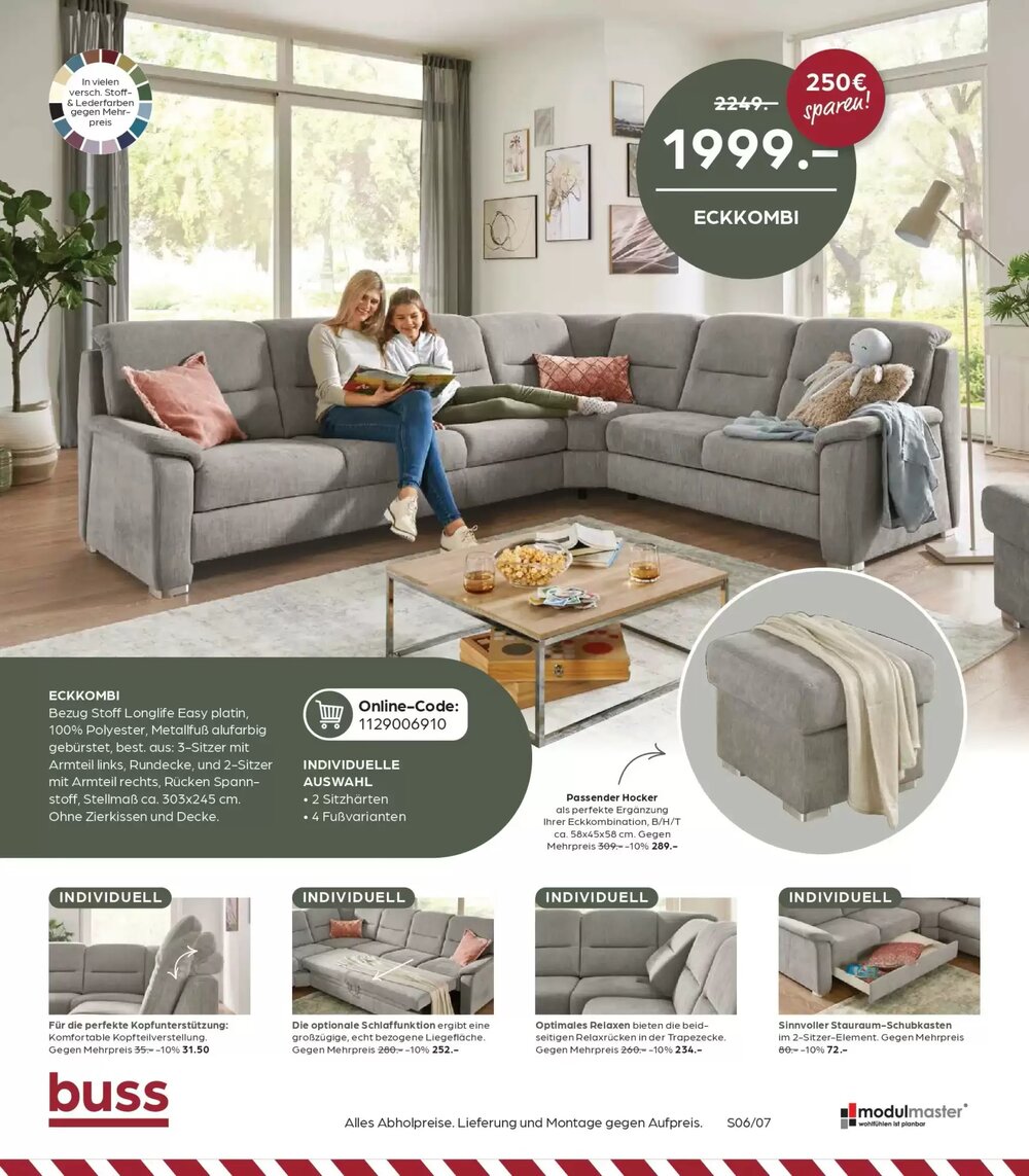 Möbel Buss Prospekt (ab 26.12.2025) zum Blättern - Seite 6