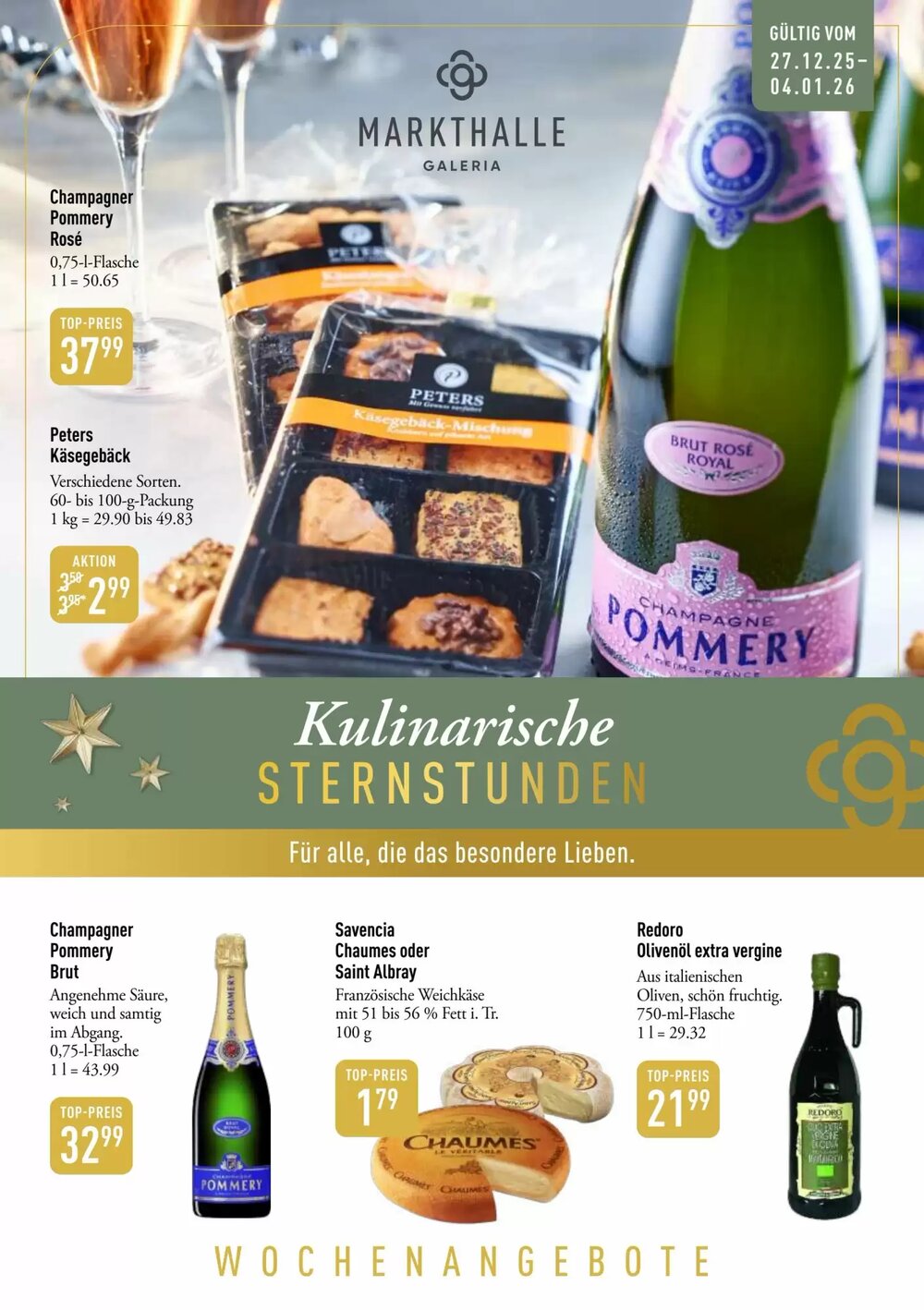 Galeria Markthalle Prospekt (ab 27.12.2025) zum Blättern - Seite 1