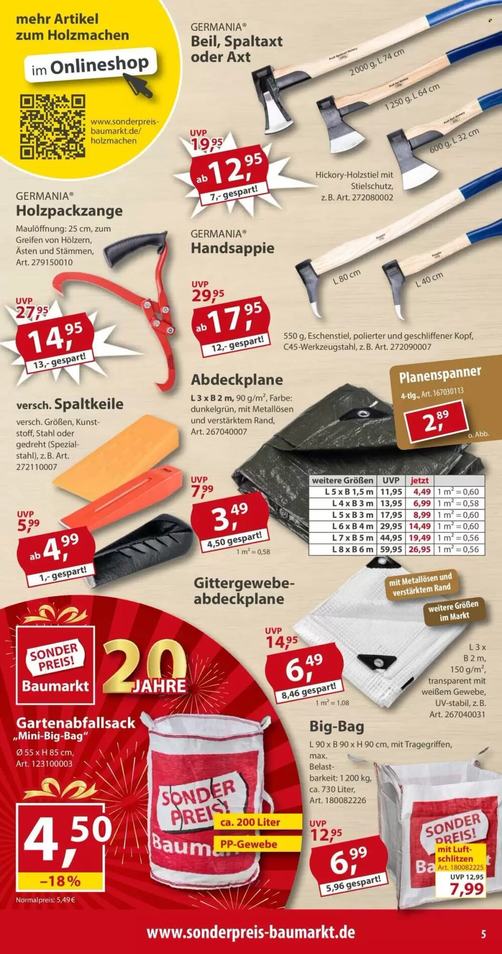 Sonderpreis Baumarkt Prospekt (ab 27.12.2025) zum Blättern - Seite 5