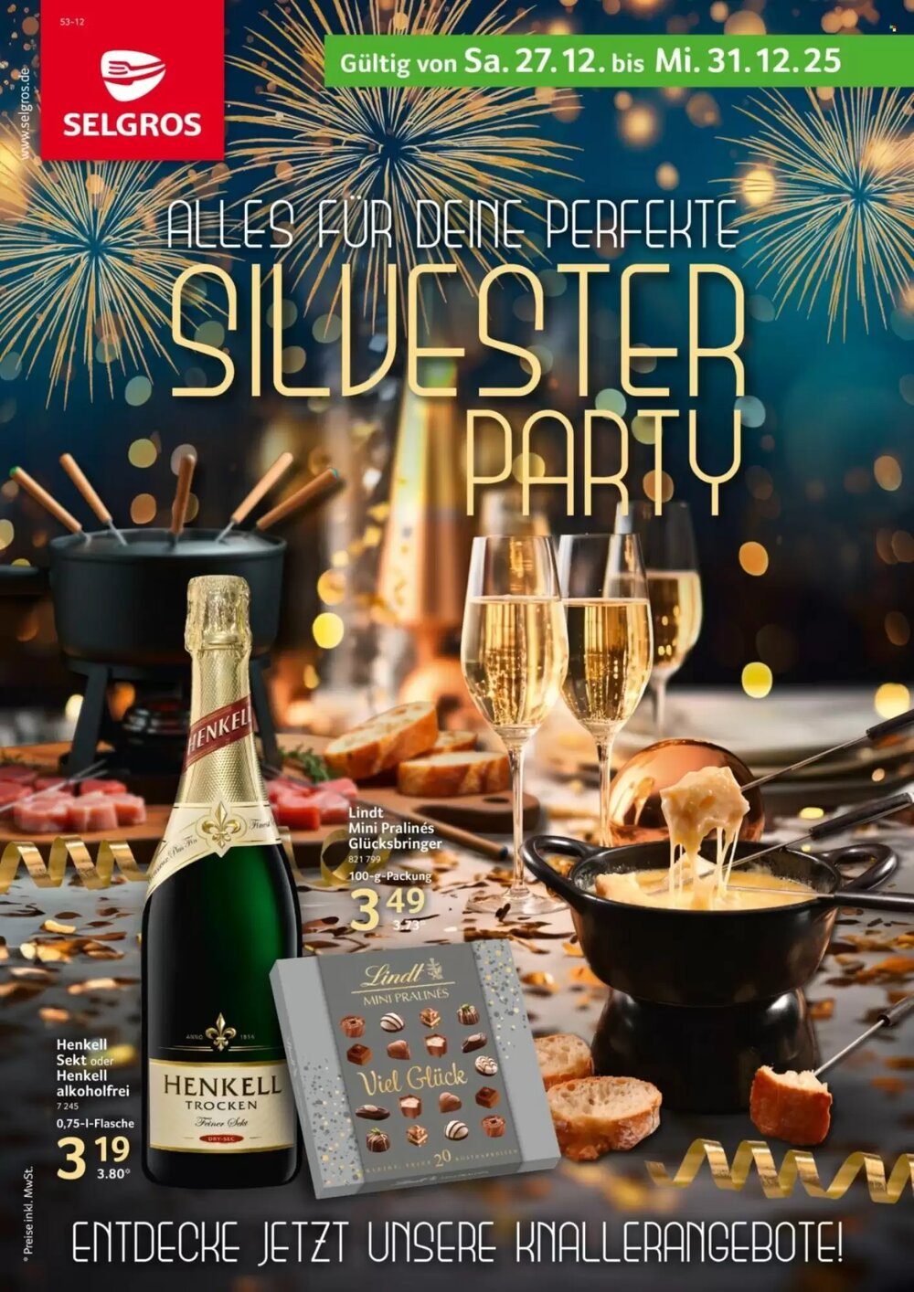 Selgros Prospekt (ab 27.12.2025) zum Blättern - Seite 1