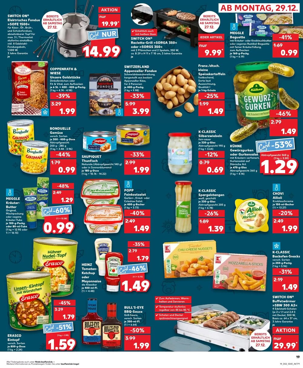 Kaufland Prospekt (ab 27.12.2025) zum Blättern - Seite 19