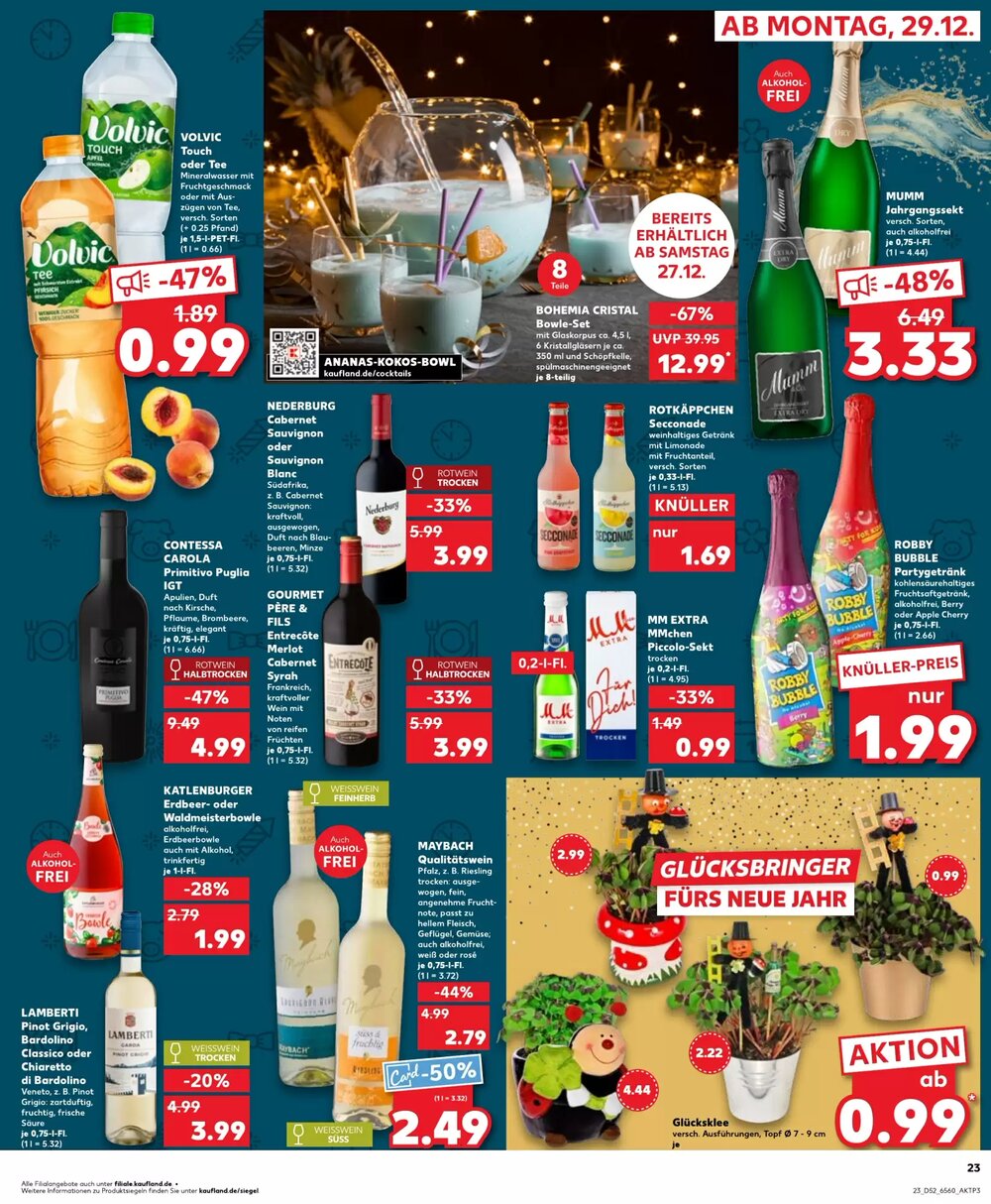 Kaufland Prospekt (ab 27.12.2025) zum Blättern - Seite 23