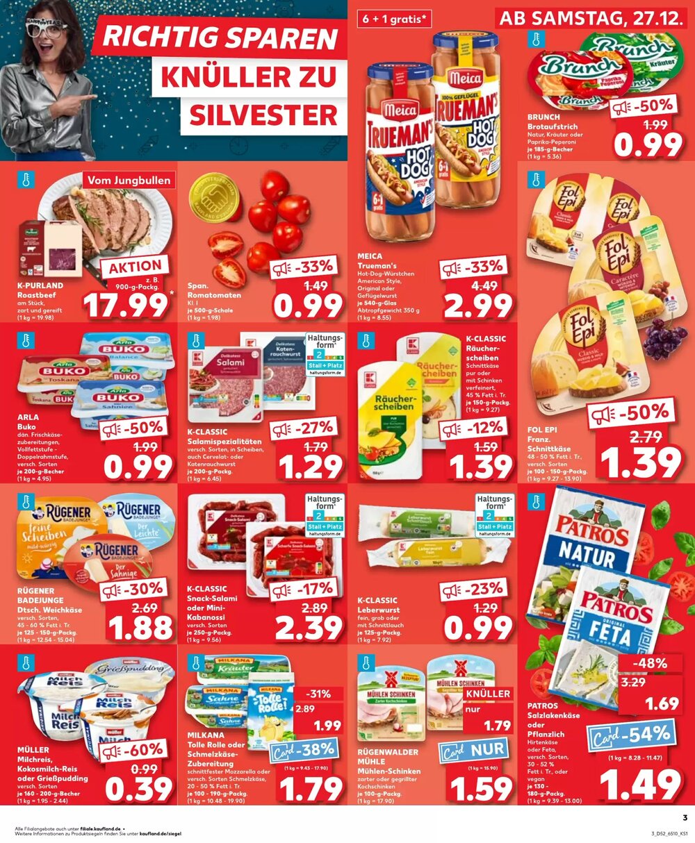 Kaufland Prospekt (ab 27.12.2025) zum Blättern - Seite 3
