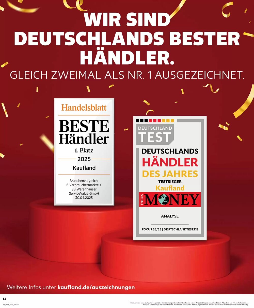 Kaufland Prospekt (ab 27.12.2025) zum Blättern - Seite 32