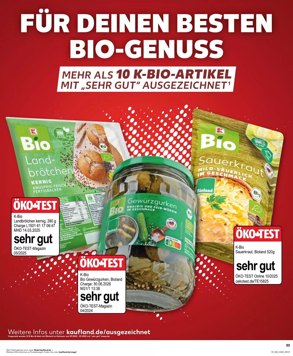 Kaufland Prospekt (ab 27.12.2025) zum Blättern - Seite 33