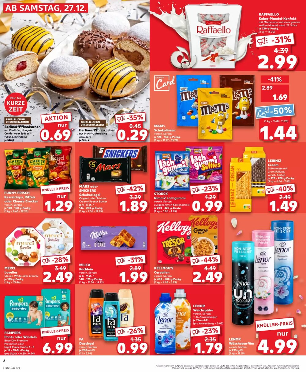 Kaufland Prospekt (ab 27.12.2025) zum Blättern - Seite 6