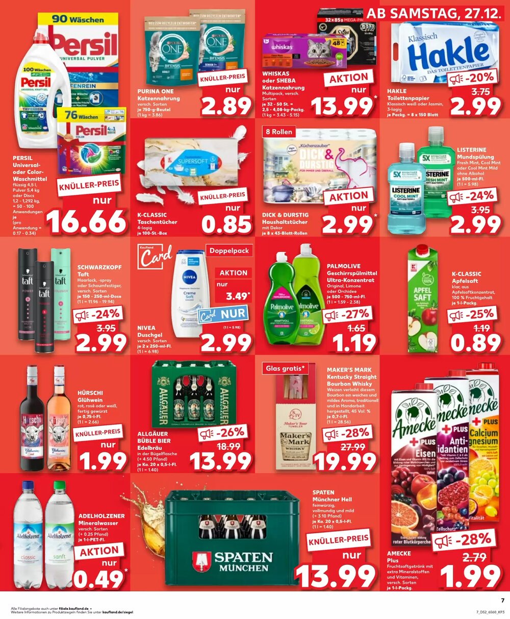 Kaufland Prospekt (ab 27.12.2025) zum Blättern - Seite 7