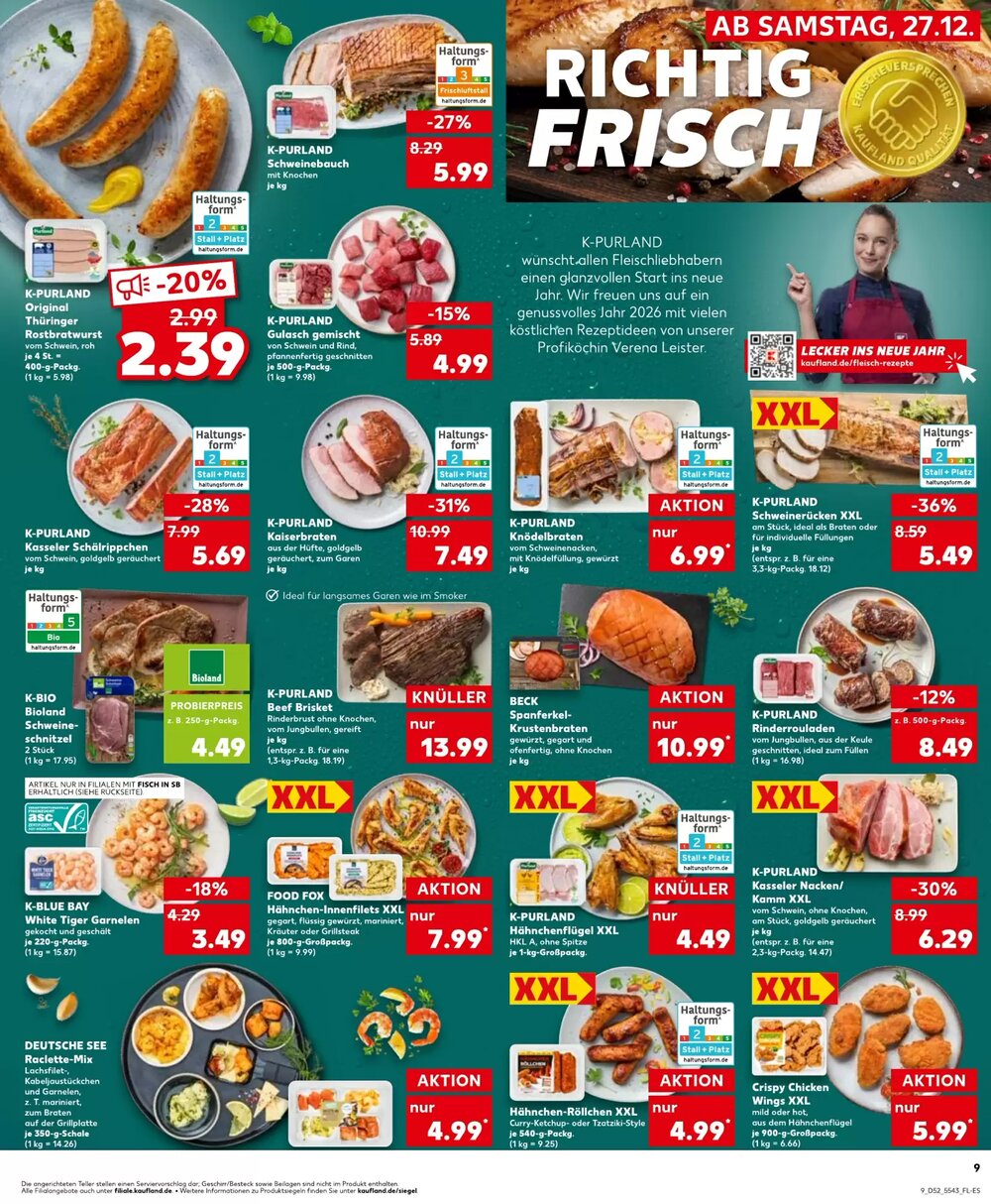 Kaufland Prospekt (ab 27.12.2025) zum Blättern - Seite 9