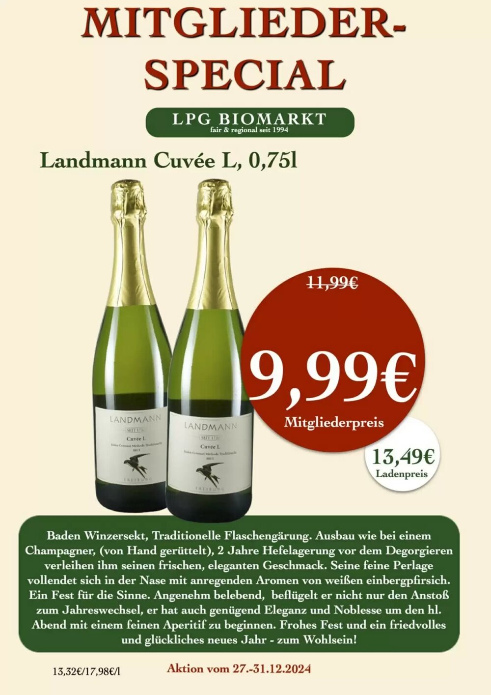 LPG Biomarkt Prospekt (ab 27.12.2025) zum Blättern - Seite 11