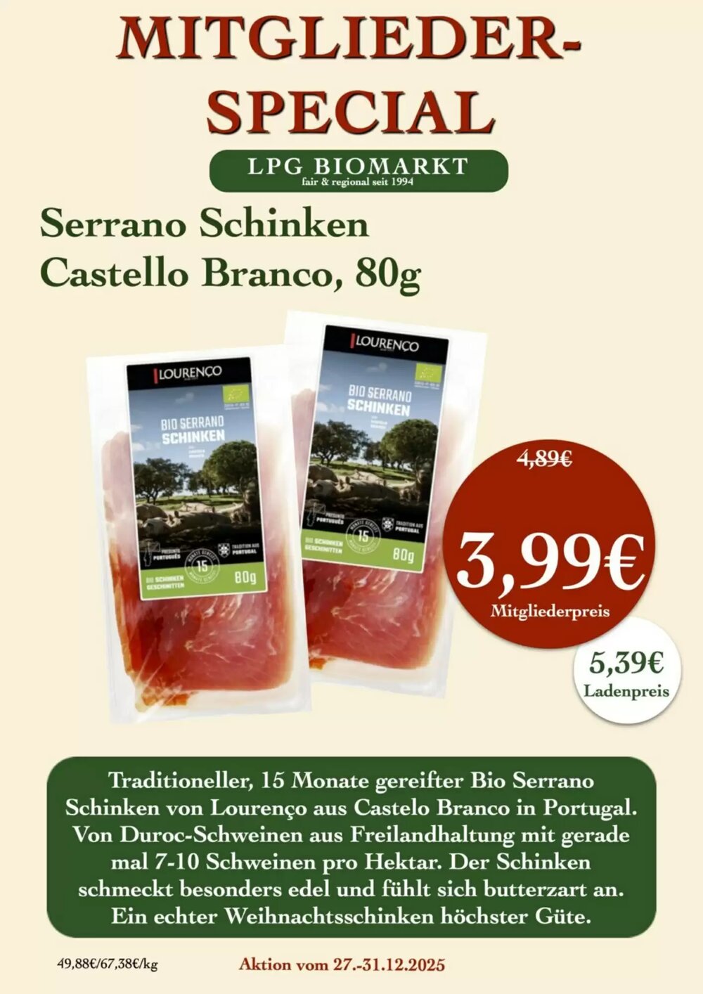 LPG Biomarkt Prospekt (ab 27.12.2025) zum Blättern - Seite 16