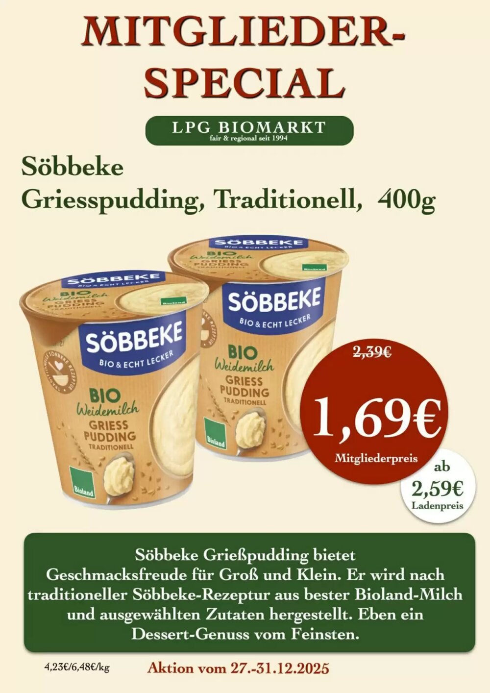 LPG Biomarkt Prospekt (ab 27.12.2025) zum Blättern - Seite 18