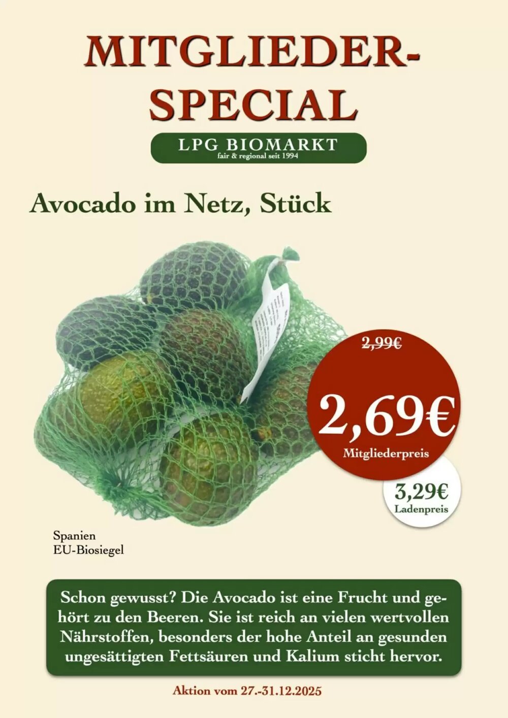 LPG Biomarkt Prospekt (ab 27.12.2025) zum Blättern - Seite 6