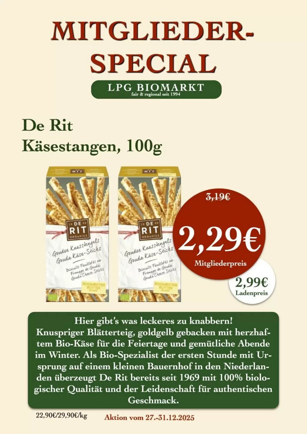 LPG Biomarkt Prospekt (ab 27.12.2025) zum Blättern - Seite 9