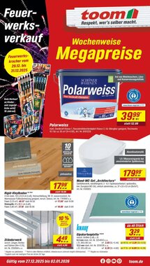 toom Baumarkt Prospekt (ab 27.12.2025) zum Blättern