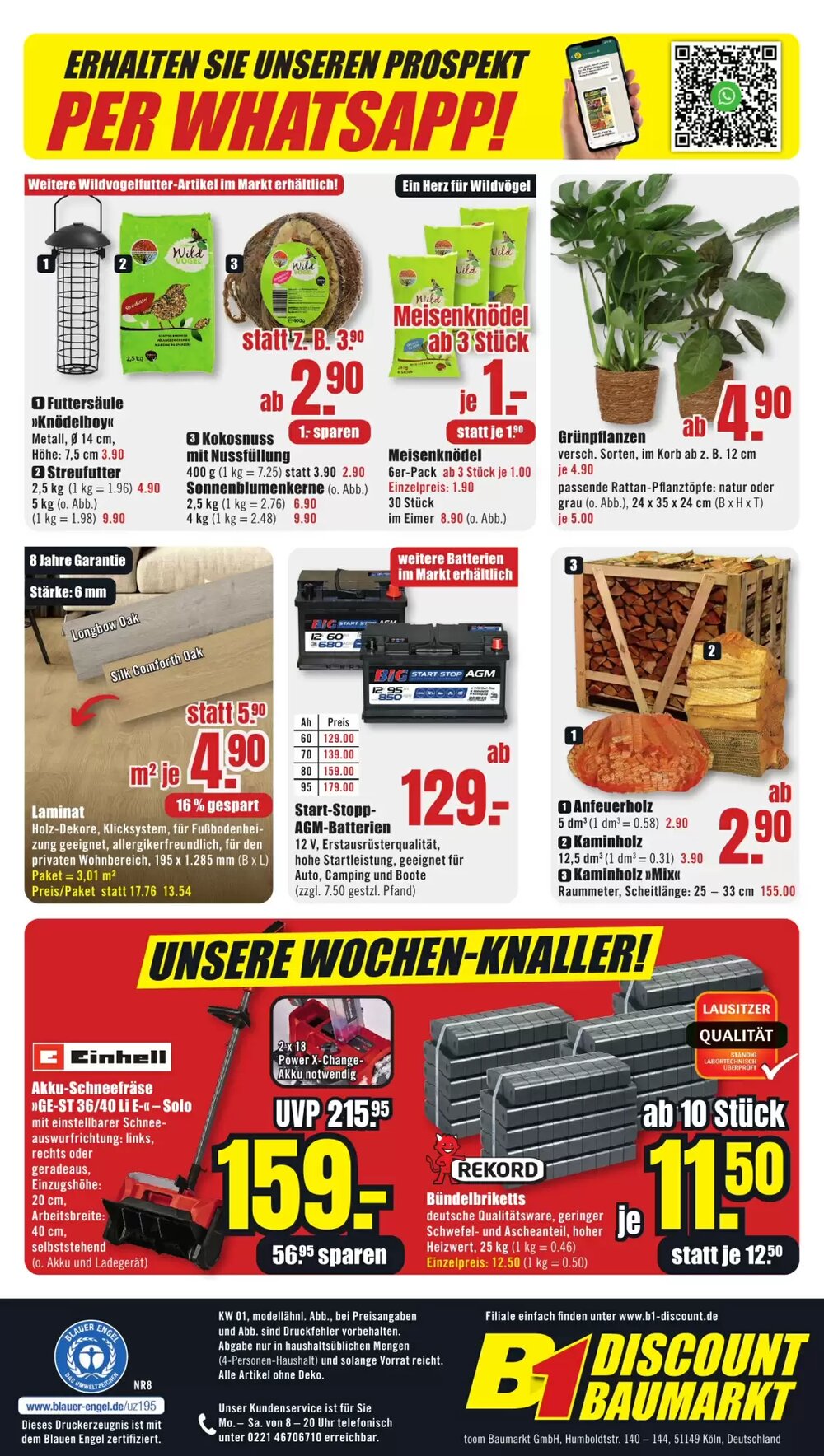 B1 Discount Baumarkt Prospekt (ab 27.12.2025) zum Blättern - Seite 6