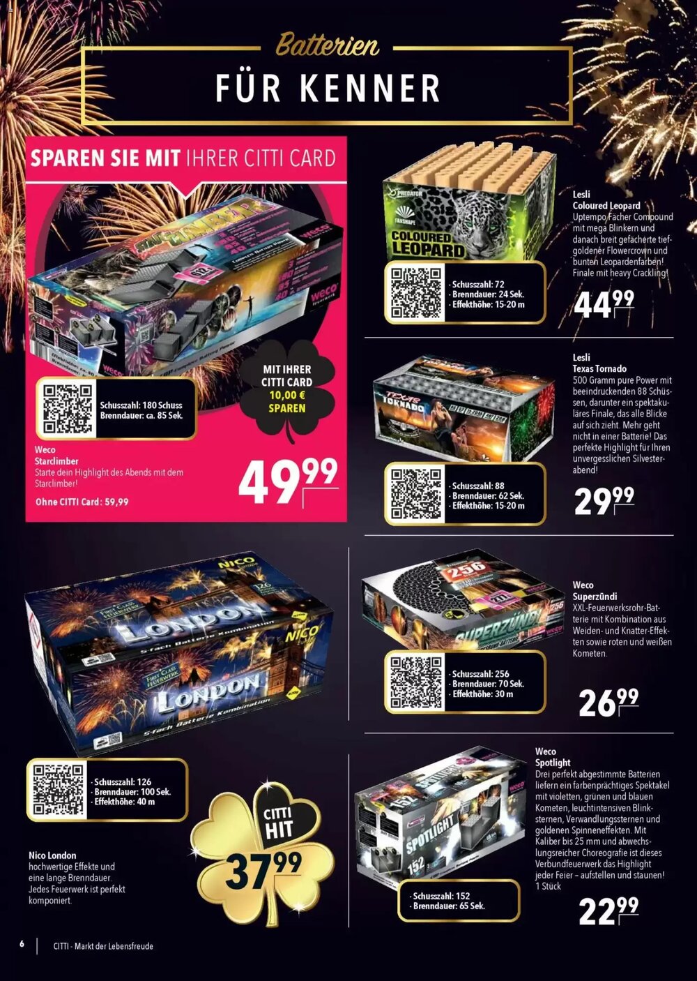 CITTI Markt Prospekt (ab 27.12.2025) zum Blättern - Seite 6