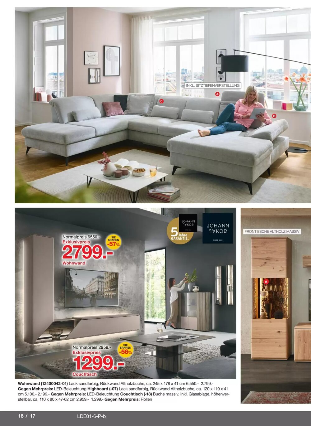 Möbelzentrum Pforzheim Prospekt (ab 27.12.2025) zum Blättern - Seite 16