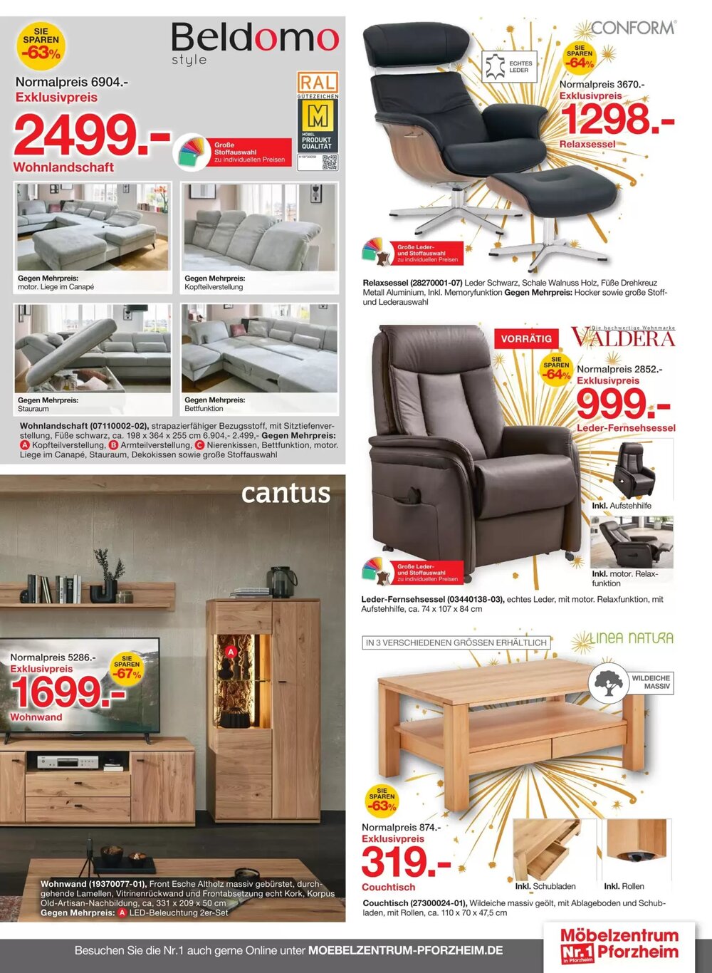 Möbelzentrum Pforzheim Prospekt (ab 27.12.2025) zum Blättern - Seite 17