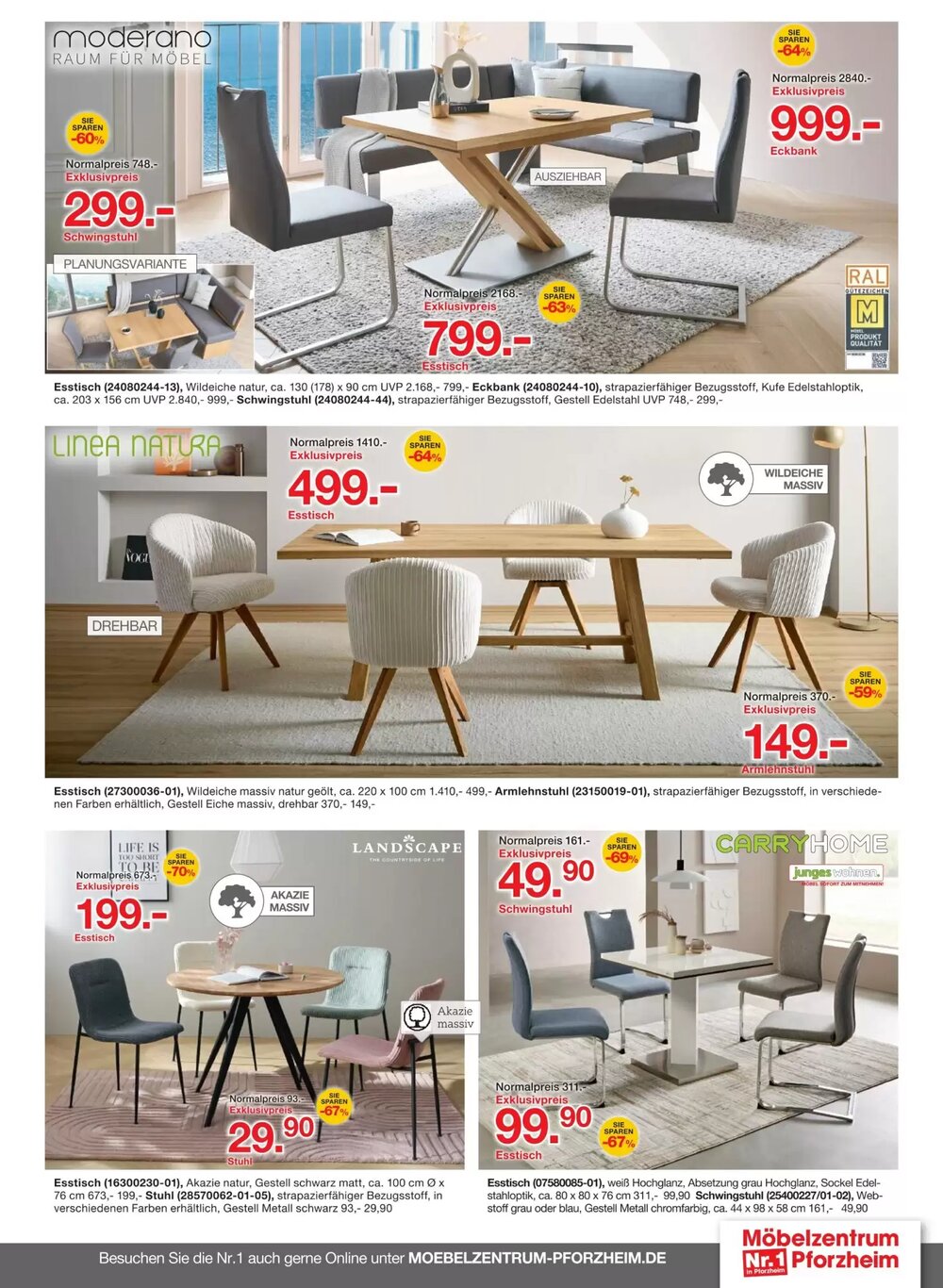 Möbelzentrum Pforzheim Prospekt (ab 27.12.2025) zum Blättern - Seite 19
