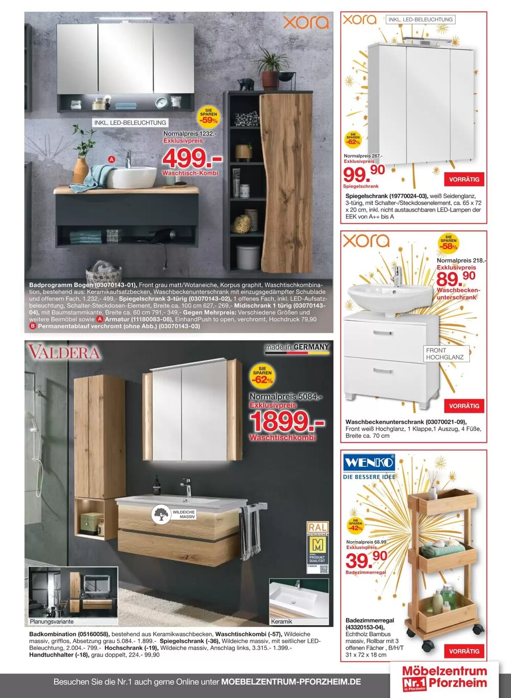 Möbelzentrum Pforzheim Prospekt (ab 27.12.2025) zum Blättern - Seite 21