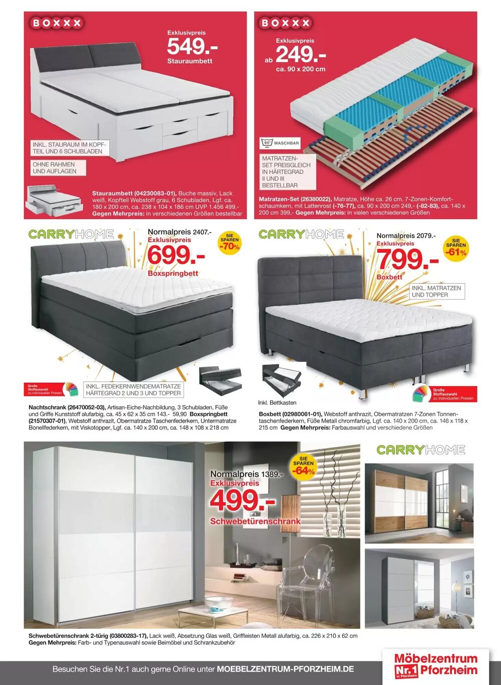 Möbelzentrum Pforzheim Prospekt (ab 27.12.2025) zum Blättern - Seite 25