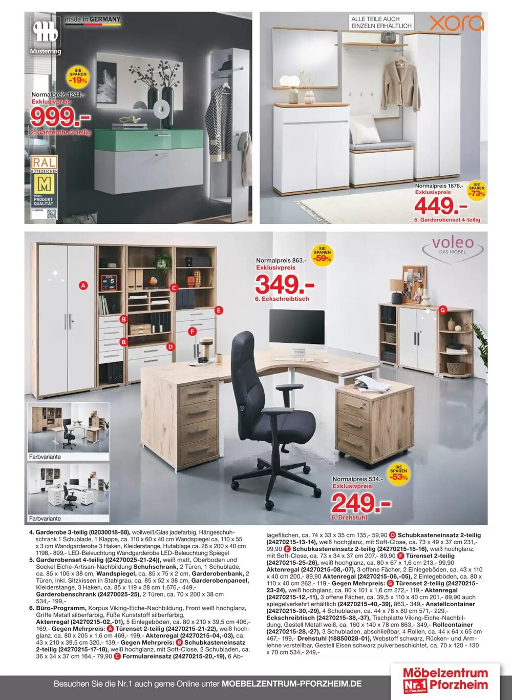 Möbelzentrum Pforzheim Prospekt (ab 27.12.2025) zum Blättern - Seite 27