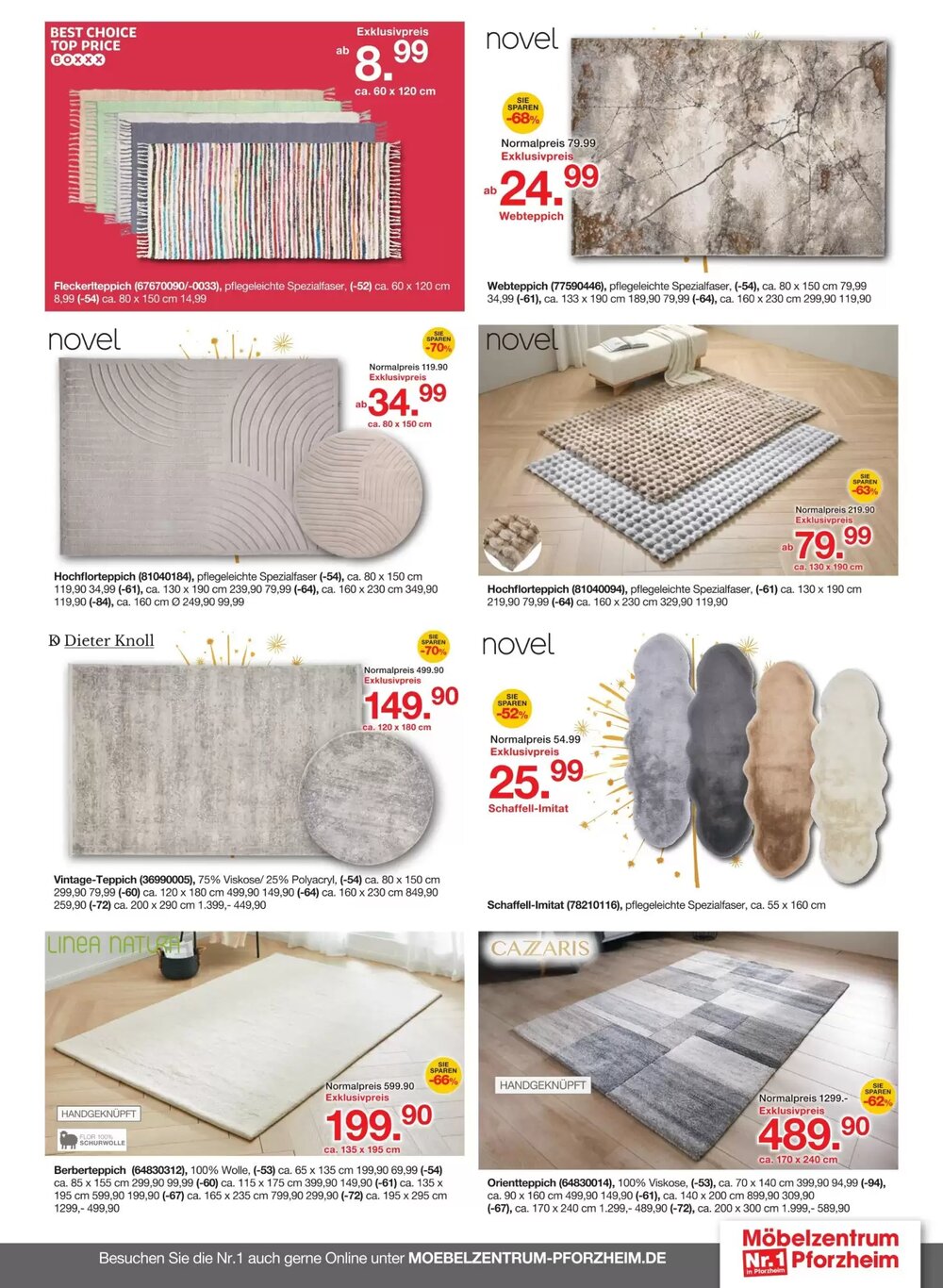 Möbelzentrum Pforzheim Prospekt (ab 27.12.2025) zum Blättern - Seite 7