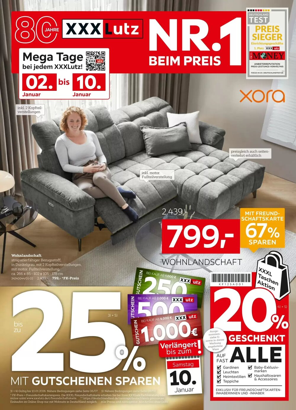 XXXLutz Prospekt (ab 27.12.2025) zum Blättern - Seite 1