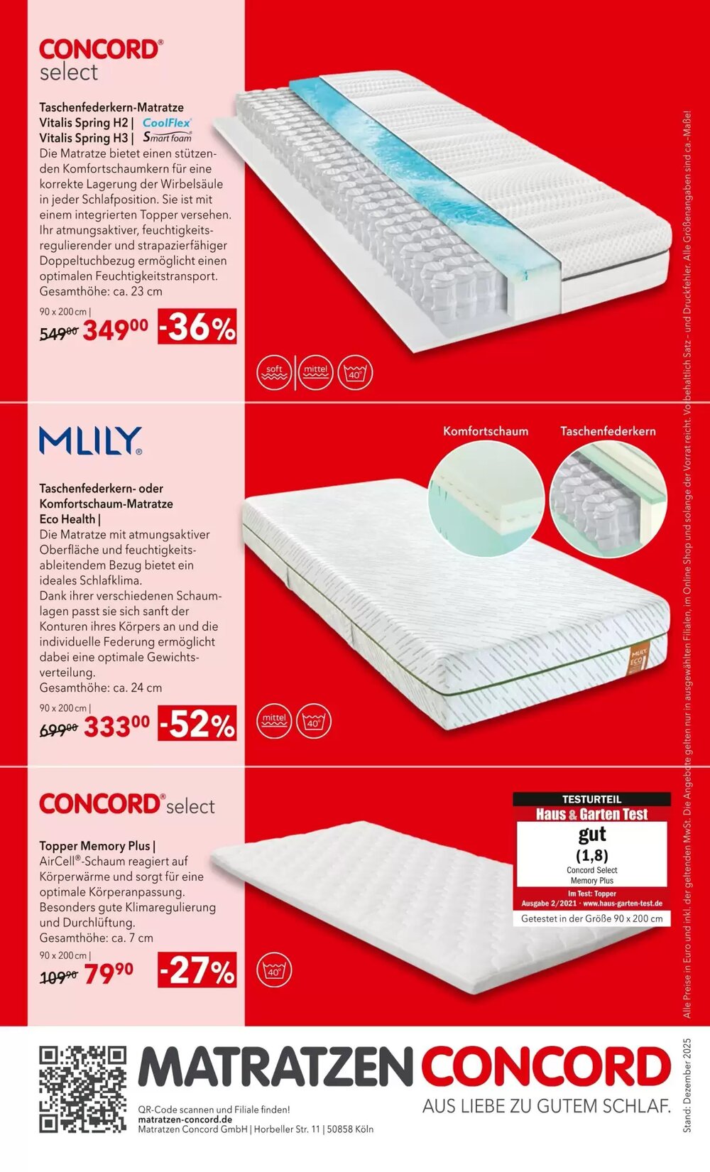 Matratzen Concord Prospekt (ab 27.12.2025) zum Blättern - Seite 10