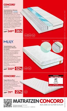 Matratzen Concord Prospekt (ab 27.12.2025) zum Blättern - Seite 10