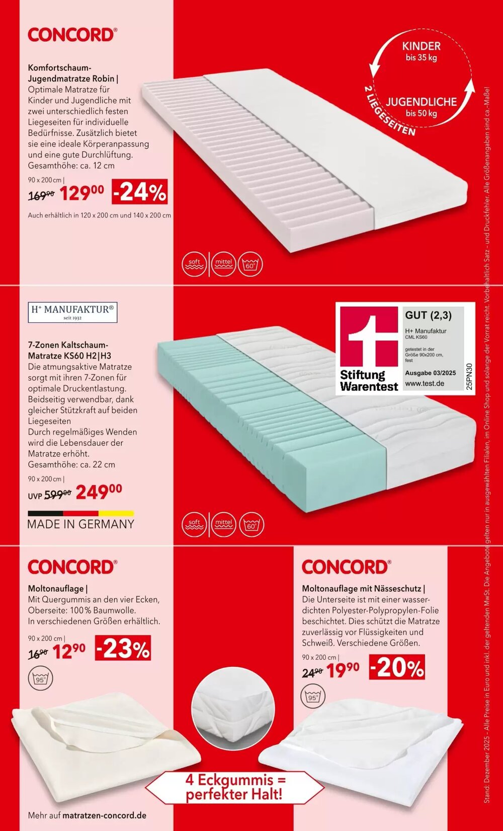 Matratzen Concord Prospekt (ab 27.12.2025) zum Blättern - Seite 2