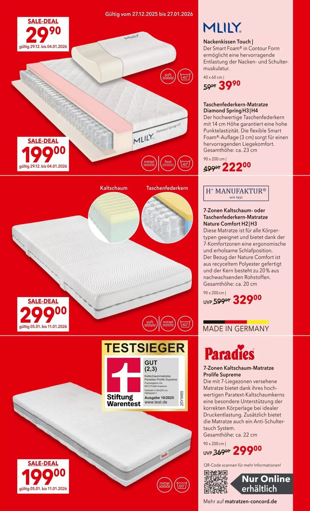 Matratzen Concord Prospekt (ab 27.12.2025) zum Blättern - Seite 6
