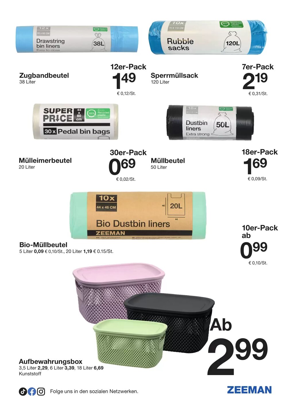 Zeeman Prospekt (ab 27.12.2025) zum Blättern - Seite 11