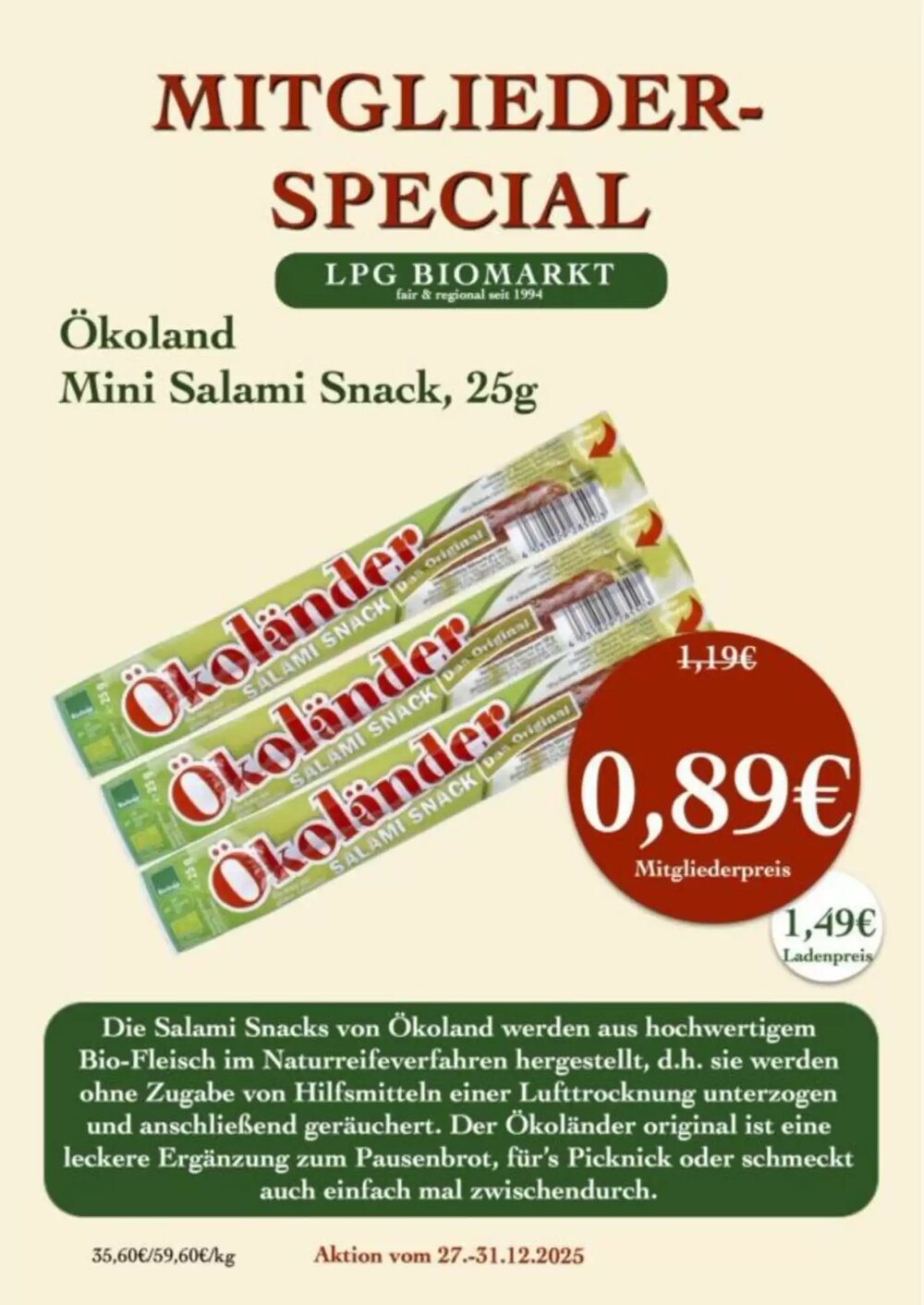 LPG Biomarkt Prospekt (ab 27.12.2025) zum Blättern - Seite 11