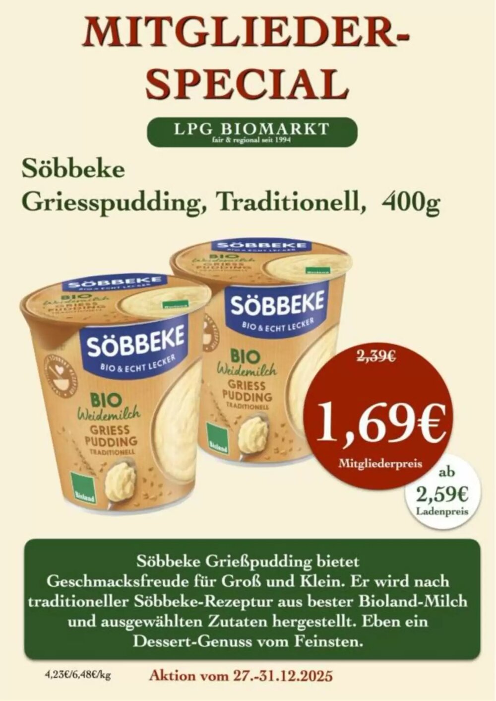 LPG Biomarkt Prospekt (ab 27.12.2025) zum Blättern - Seite 14