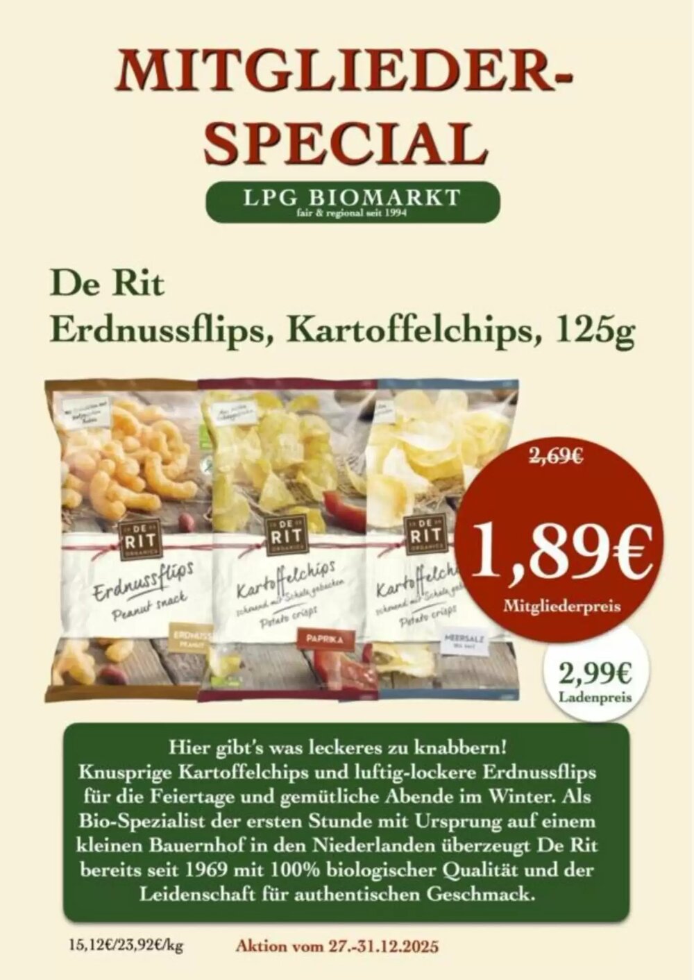 LPG Biomarkt Prospekt (ab 27.12.2025) zum Blättern - Seite 4