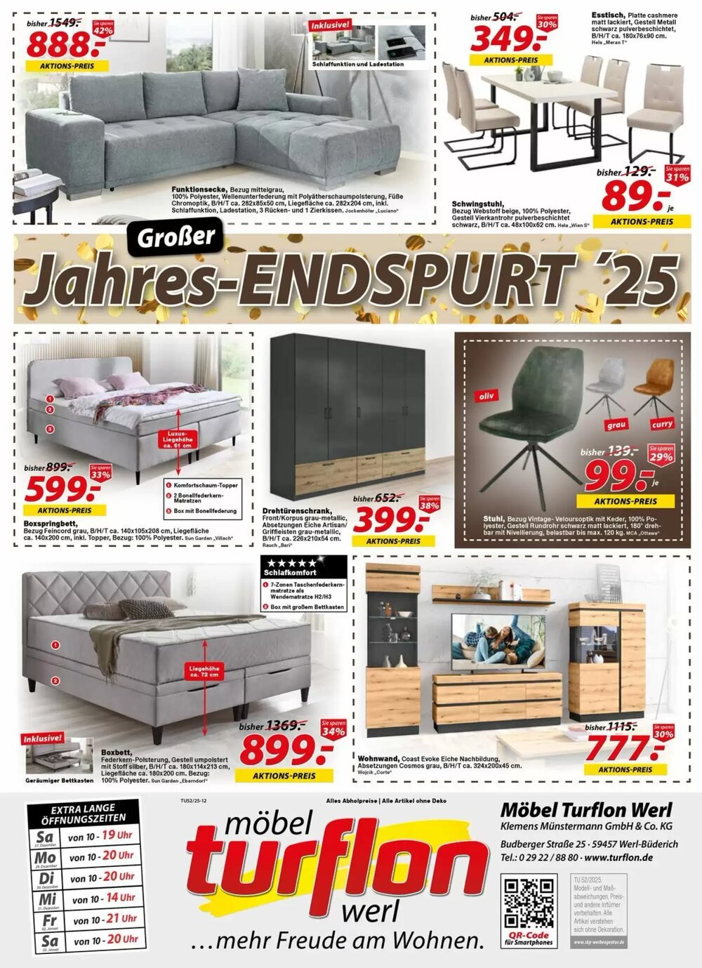 Möbel Turflon Prospekt (ab 27.12.2025) zum Blättern - Seite 12