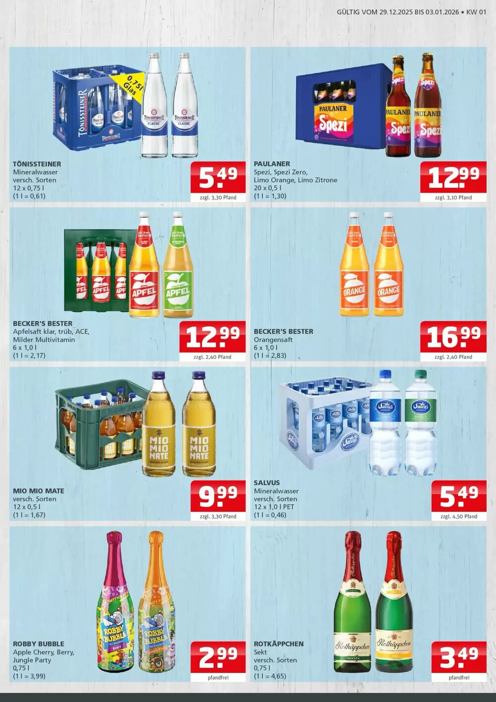 Ellerkamp Getränke Prospekt (ab 28.12.2025) zum Blättern - Seite 3