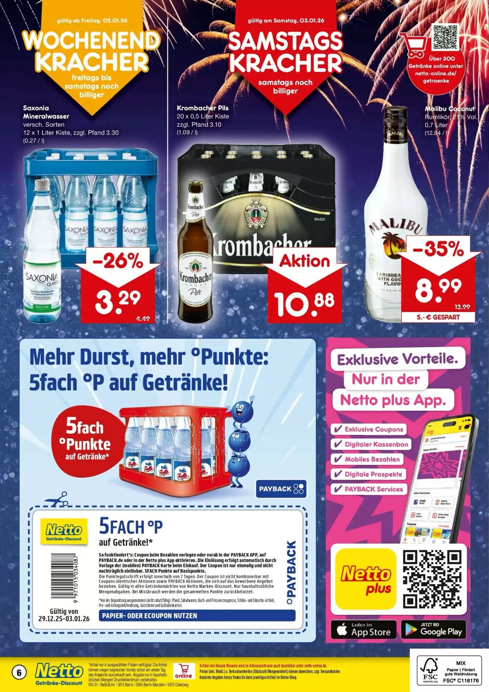 Netto Getränke Discount Prospekt (ab 28.12.2025) zum Blättern - Seite 6