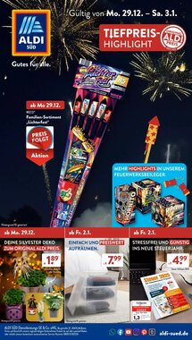 Aldi Süd Prospekt (ab 29.12.2025) zum Blättern