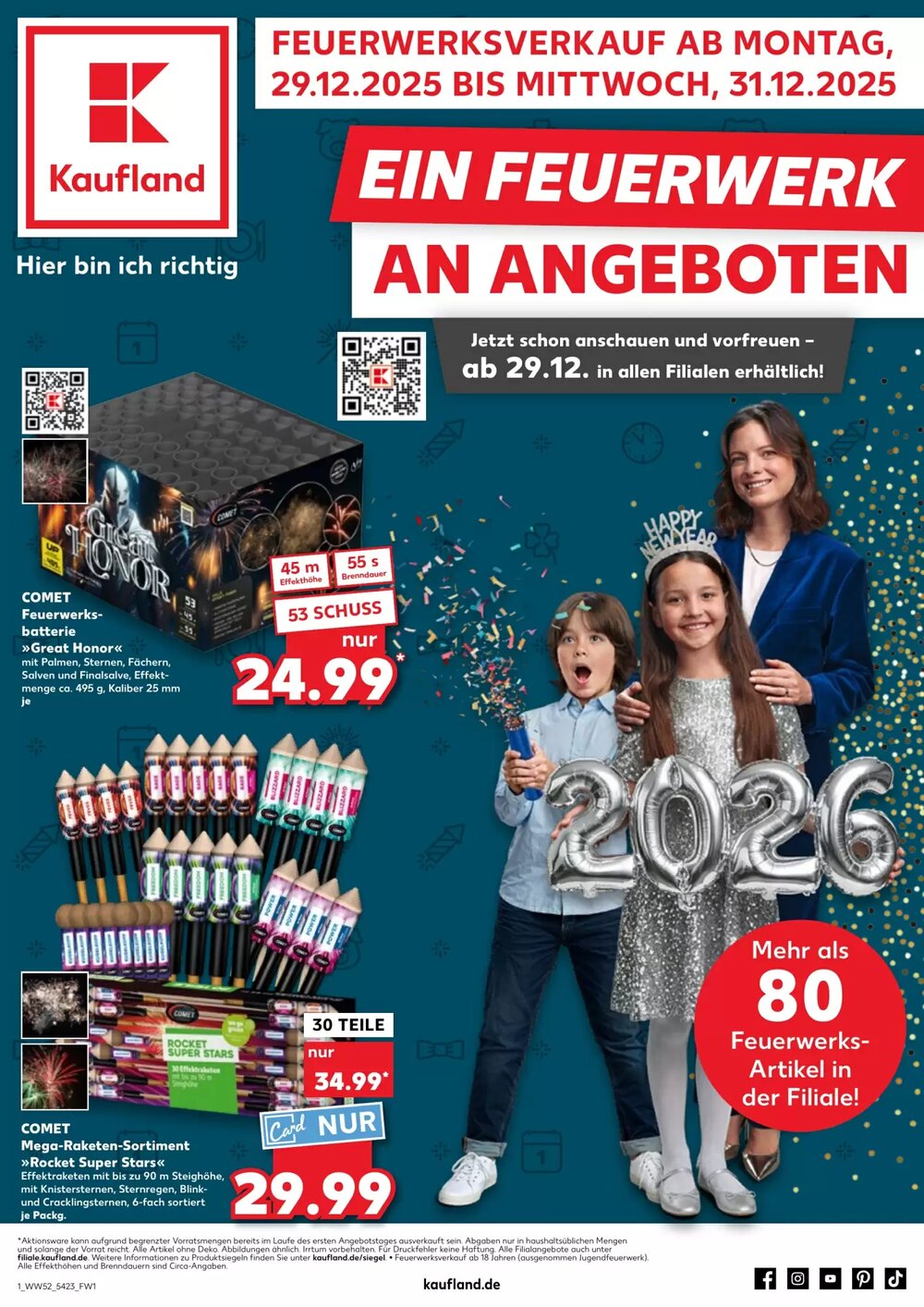 Kaufland Prospekt (ab 29.12.2025) zum Blättern - Seite 1