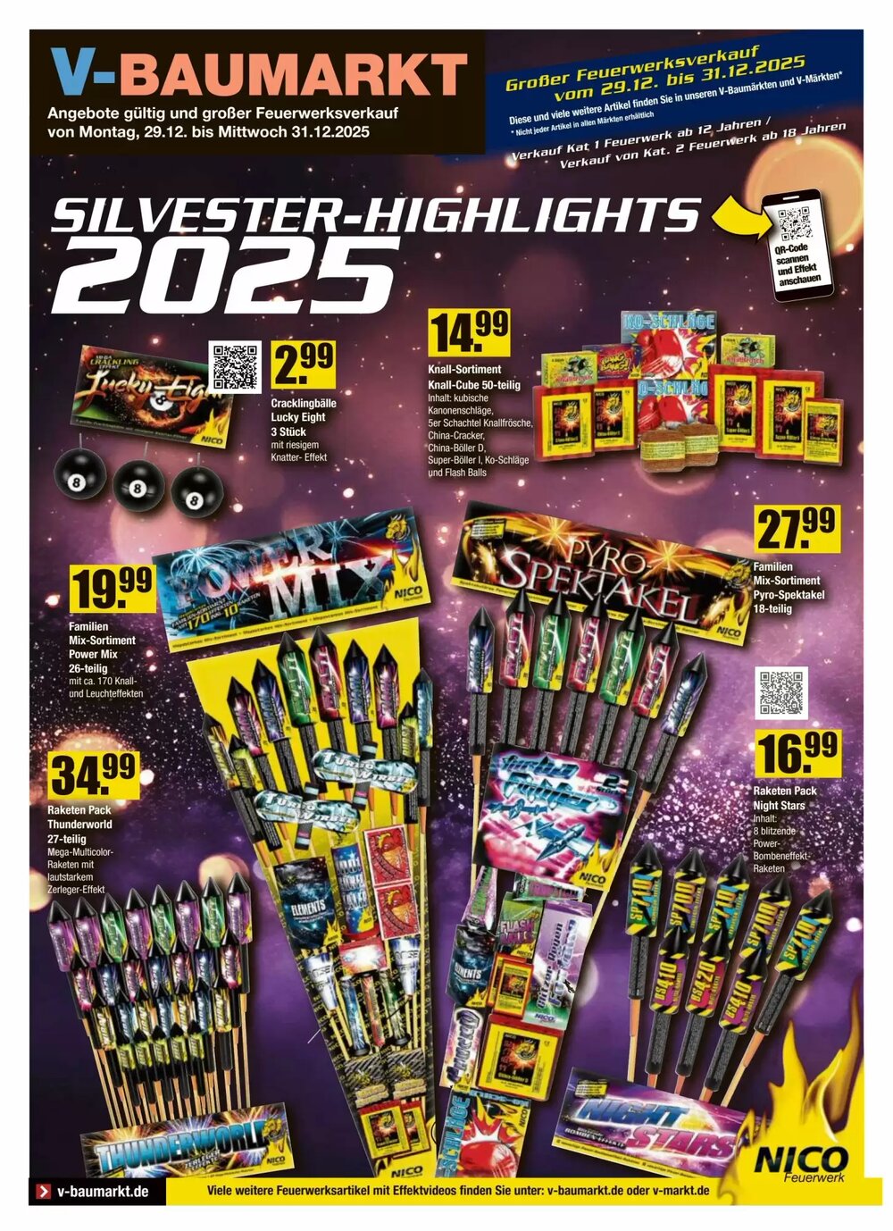 V Baumarkt Prospekt (ab 29.12.2025) zum Blättern - Seite 1